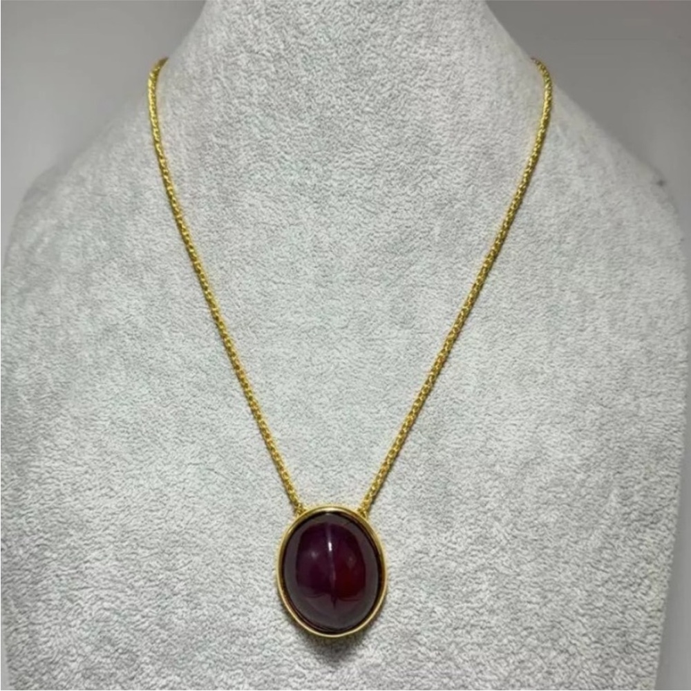 YVES SAINT LAURENT Vintage Gold Tone Necklace 18.5β - Picture 9 of 16